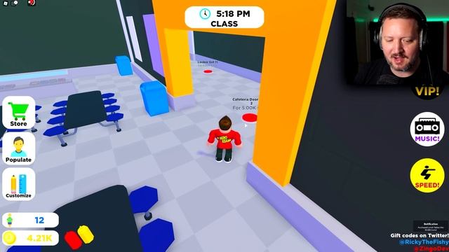så..mange..ELEVER (crasher server)! - Roblox School Tycoon Dansk смотреть онлайн