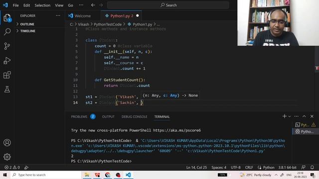 Class Methods and Variables In Python || By Vikash Shakya || In Hindi смотреть онлайн