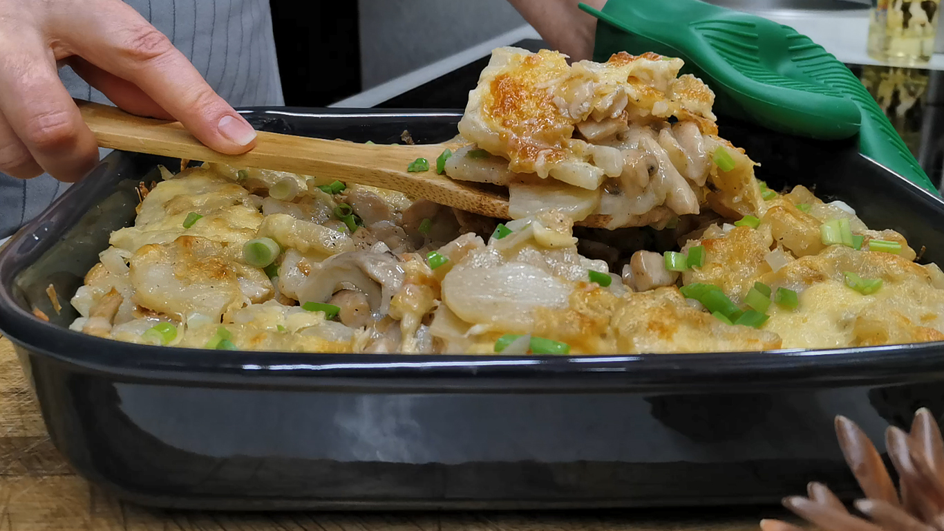 ВКУСНОТА не то слово, этот УЖИН хочется готовить каждый день! А всего лишь грибы и картошка! смотреть онлайн