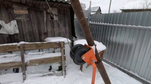 Обзор треноги для разделки туши просенка.