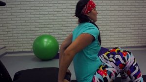 Тренировка на виброплатформе.