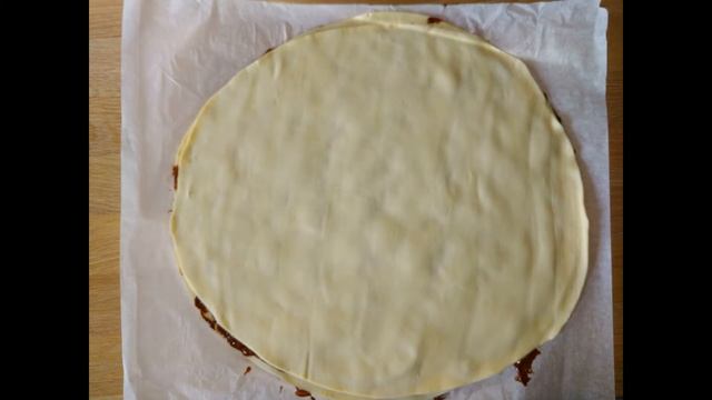 Пирог слоёный с шоколадной пастой смотреть онлайн