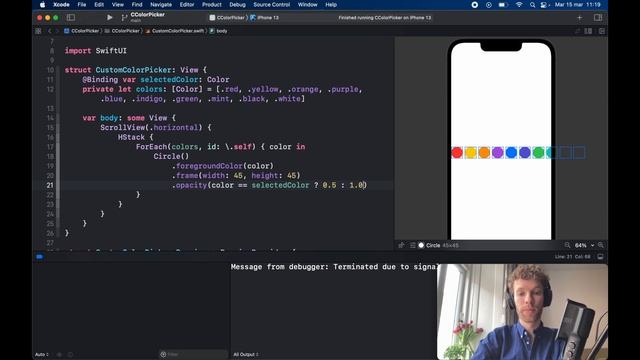 Create a Custom Color Picker in SwiftUI Tutorial (iOS 2022) смотреть онлайн