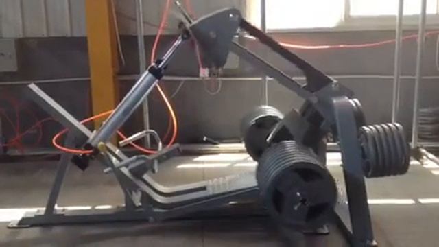 DHZ Plate Loaded 950 Жим ногами. Тестирование тренажера. смотреть онлайн