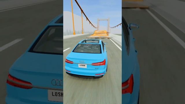 ПЕРЕЛЕТИТ ЛИ МЕРСЕДЕС БАНАН ЧЕРЕЗ СЛОМАННЫЙ МОСТ в BeamNG Drive смотреть онлайн