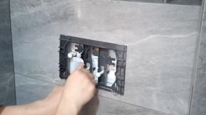 Установка клавиши смыва GEBERIT Delta51 на инсталляционную систему Geberit DUOFIX