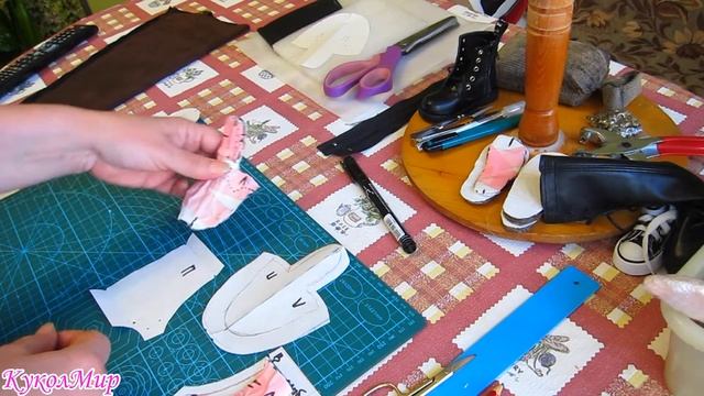 Как сделать Ботиночки своими руками для куклы БЖД | КуколМир смотреть онлайн