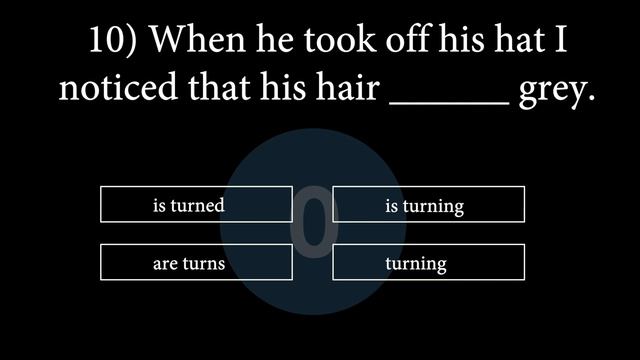 Present Continuous Grammar Quiz смотреть онлайн