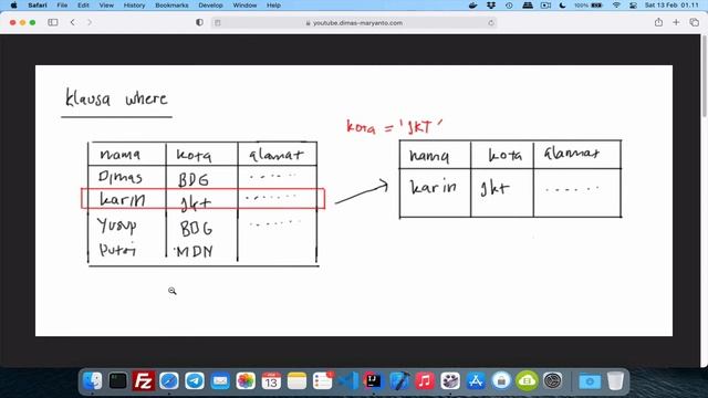 #04 - Filter data dengan WHERE clause | BELAJAR RDBMS ORACLE 18C смотреть онлайн
