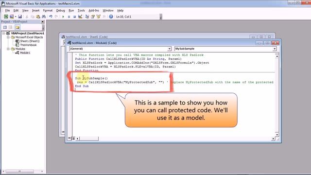 Protect VBA code in Excel against copy with XLS Padlock смотреть онлайн