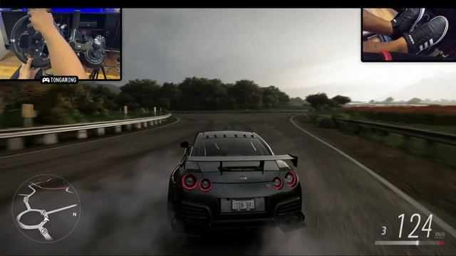 Forza Horizon 5 (Xbox Series S) NISSAN GTR R35 NISMO | Steering Wheel Gameplay смотреть онлайн