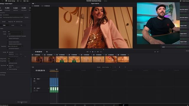 DaVinci Resolve 18: Export multiple timelines with one click.. смотреть онлайн