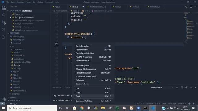 Pure Materialize CSS Datepicker and Timepicker in a ReactJs App part 5- User interface смотреть онлайн