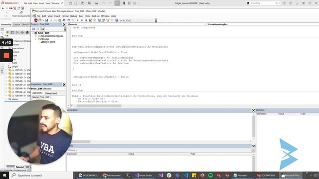 SOLIDWORKS VBA: Batch create bounding boxes for your assembly components смотреть онлайн
