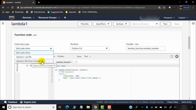 AWS Lambda Lab-1 Hindi/Urdu | LAST LECTURE 102 | Setup S3 Trigger with Lambda and dynamoDB смотреть онлайн