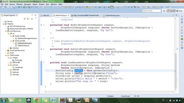 Jsp Servlet 16: Application Initialization Parameter смотреть онлайн