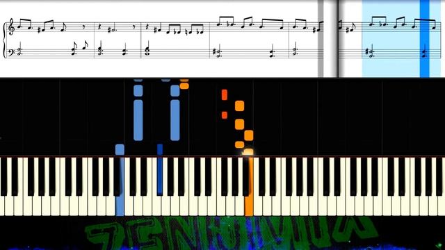 Selena Gomez, Marshmello - Wolves Piano Tutorial EASY смотреть онлайн