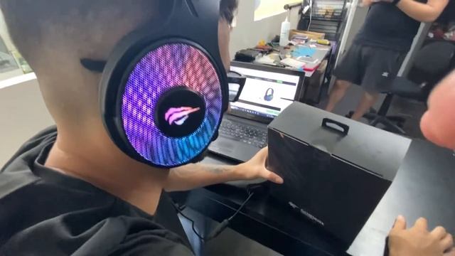 Fone de ouvido Headset Gamer Havit Gamenote H2028u Rgb Usb 7.1 Preto смотреть онлайн