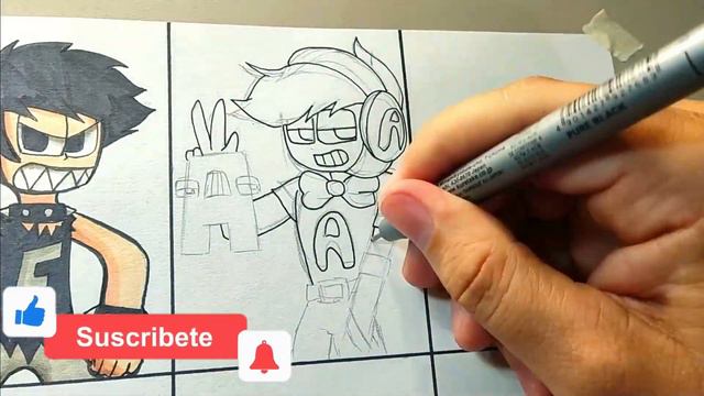 DIBUJO Alphabet Lore - (ACFP) Drawing Lore Alphabet / Humanizado De La Vida Real