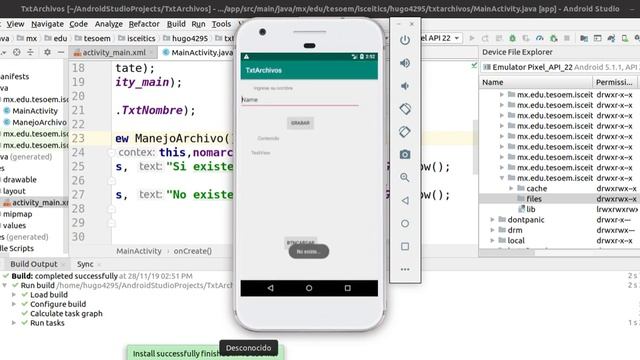 manejo de archivos de texto android studio смотреть онлайн
