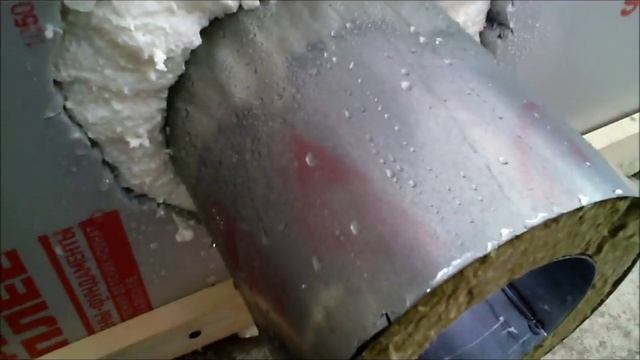 утепление крыши.Выход дымохода и вентиляции через крышу смотреть онлайн