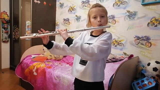 Флейта. Пьеса "Роза" смотреть онлайн