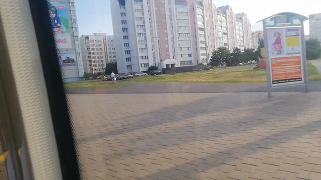 Электробус номер 20 Ст. Волотова Медгородок г. Гомель. смотреть онлайн