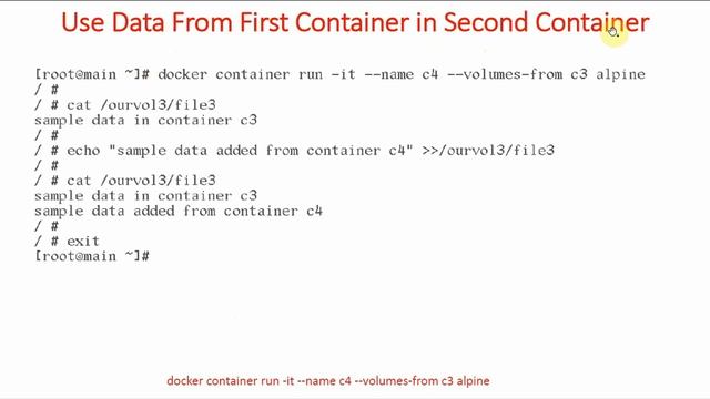 40-Share Data between Docker Containers | Docker Tutorial for Beginners (Hindi) | Learn Docker смотреть онлайн