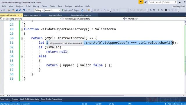 Part 33: Custom Validation Directive - Angular Tutorial смотреть онлайн