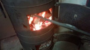 Буржуйка ПОВ - 57. Печка в гараж