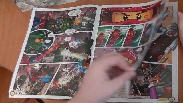 Обзор на конструктор "LEGO" Журнал Lego Ninjago № 7 смотреть онлайн