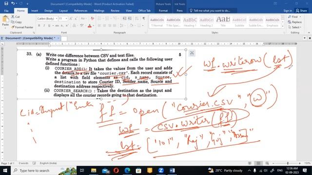 CSV Files in Python Class 12 | Read and Write CVS Files program | How to create CSV File in Py? смотреть онлайн