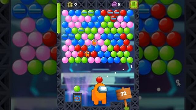 Амонг Ас: Бабл Шутер (Among Us Bubble Shooter) - Обзор Игры - Прохождение смотреть онлайн