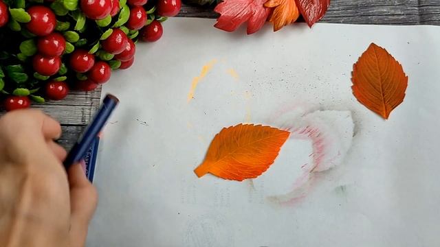 Простая поделка из природного материала Осенние поделки своими руками Мастер класс \Master diy смотреть онлайн