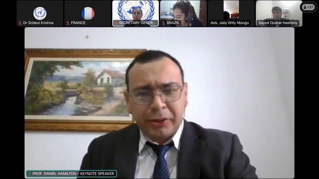 Keynote of Prof. Daniel Hamilton Fernandes Professor of Law & Ms. Barabara from Brazil in the MUN. смотреть онлайн