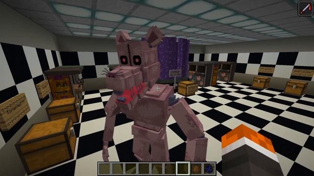 The most TERRIFYING minecraft mod! // FNAF World Mod смотреть онлайн