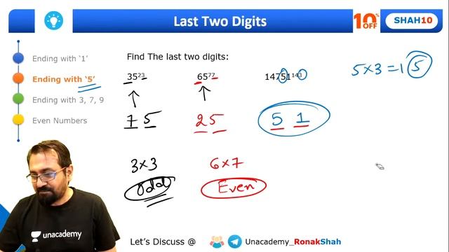 Number System for CAT & IPMAT | Part 10 | Last Two Digits | Target 99 | Ronak Shah смотреть онлайн