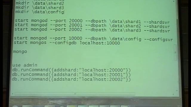 [SIPA-KU] หลักสูตร MongoDB วันที่ 11 ส.ค 55 part1 Sharding 2/5