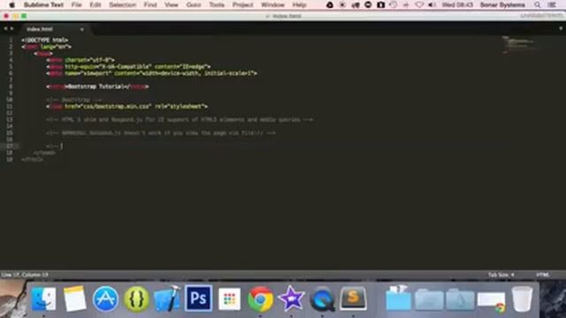 Bootstrap 3 Tutorial 4 Setting Up A Project смотреть онлайн