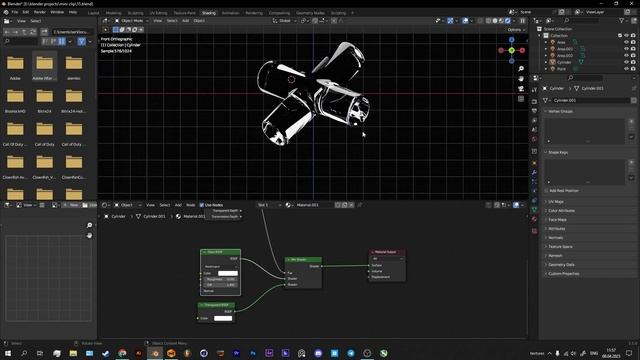 Настоящая дисперсия в блендер (туториал) смотреть онлайн