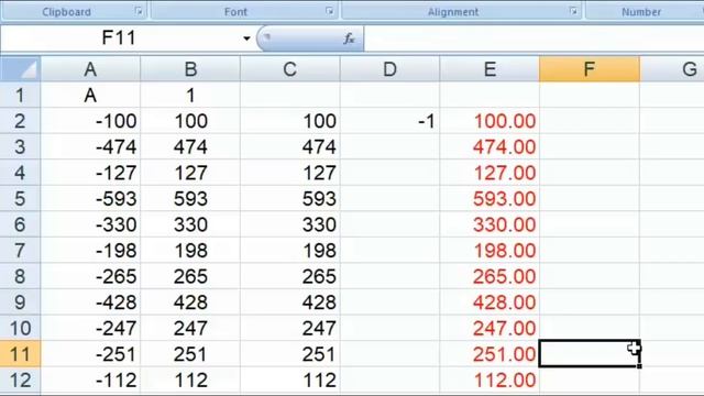 ? 5 Tips to Change Negative Values to Positive in Excel (Hindi) смотреть онлайн