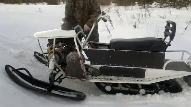 Самодельный снегоход 