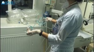 Подача кислорода с помощью назальной канюли