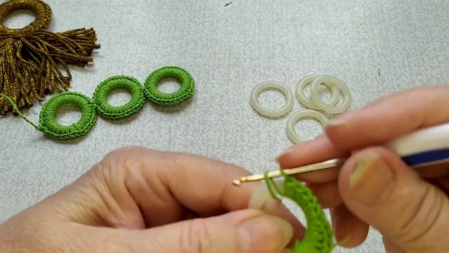ОБВЯЗКА КОЛЕЦ КРЮЧКОМ. смотреть онлайн