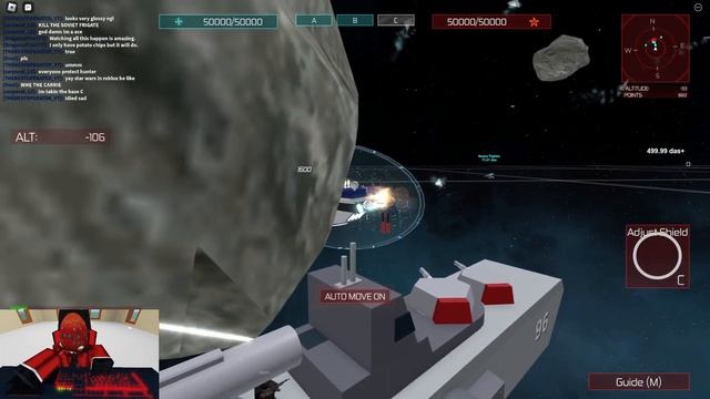 NAVAL WARFARE IN SPACE?! - Roblox Space Wars смотреть онлайн