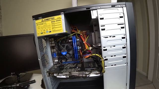 Сборка ПК. Установка GTX 1060 в компактный SLIM корпус смотреть онлайн
