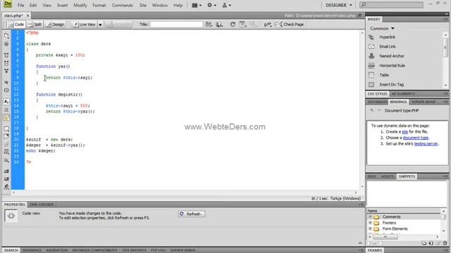 25 Php Class Sınıf Yapılarına Giriş смотреть онлайн