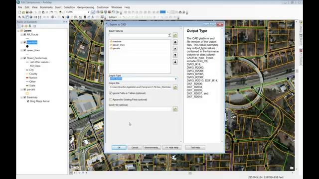 Convert GIS to CAD in ArcGIS 10 or 10.1 смотреть онлайн