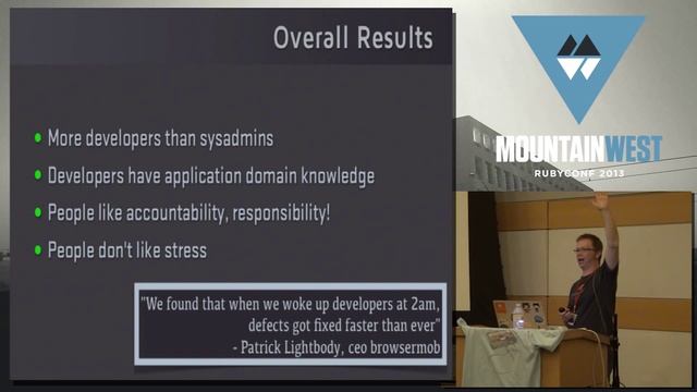MountainWest RubyConf 2013 You Should Be On Call, too by Joshua Timberman смотреть онлайн