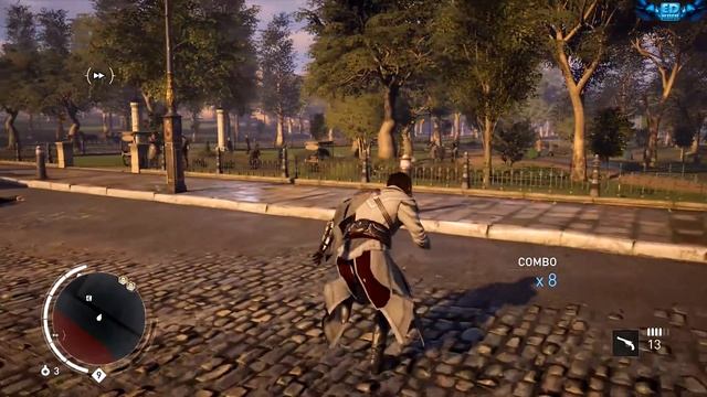Assassin's Creed Syndicate Master Assassin Jacob Rampage with Ezio `s Outfit смотреть онлайн